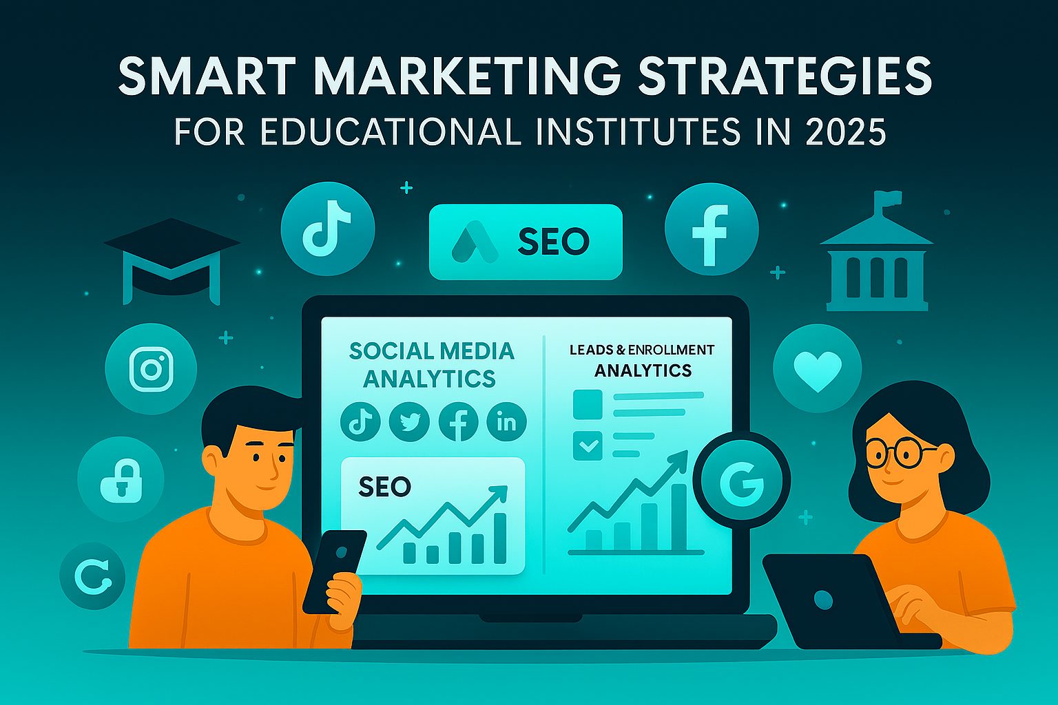 Digital marketing strategies tailored for educational institutions to enhance visibility and engagement with prospective students.