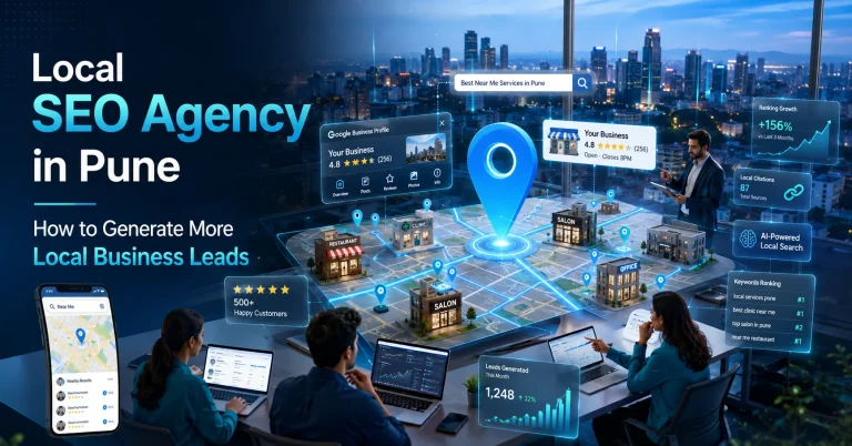 Local SEO Agency in Pune helping businesses improve Google Maps rankings, Google Business Profile visibility, and generate more local business leads through local SEO services.